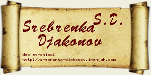 Srebrenka Đakonov vizit kartica